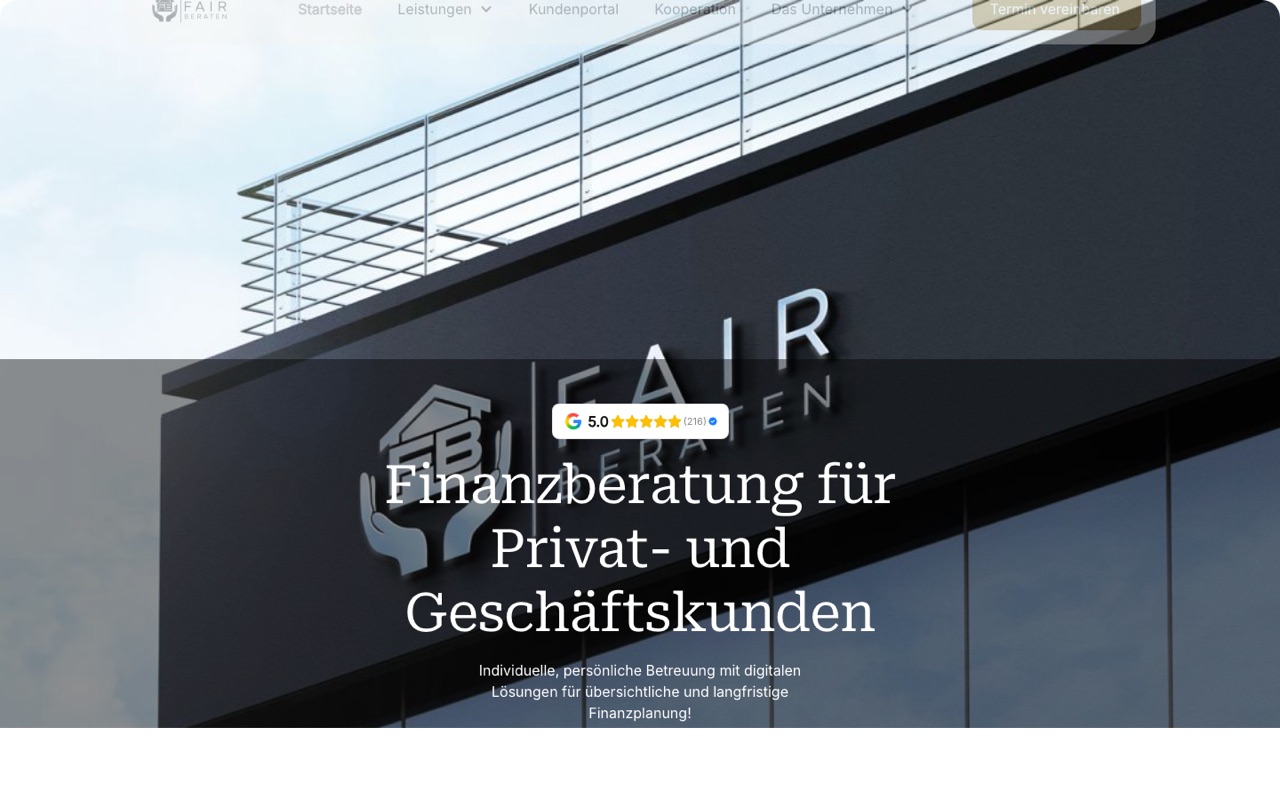 Fair Beraten – Website